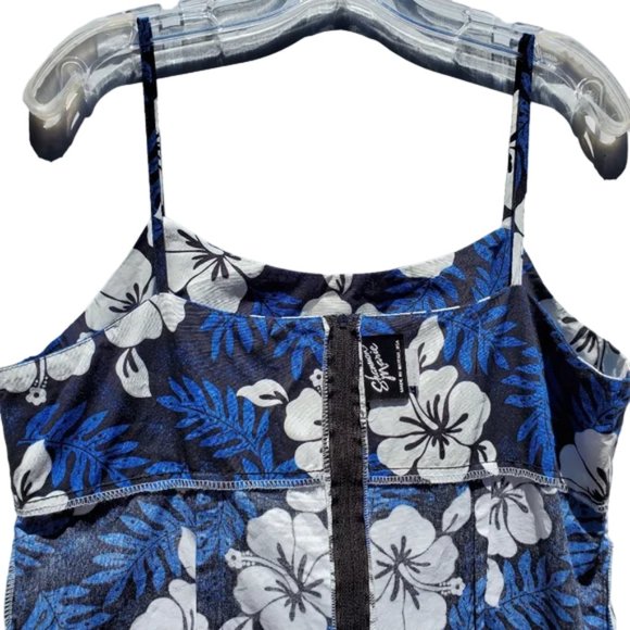 Vintage Hawaiian Dress Shannon Marie Floral Print Vacation Beach Tropical Y2K - Picture 13 of 15